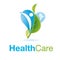 Healthy people logo. Medical logo design concept