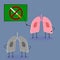 Healthy Pulmon teaches you not to smoke a sick lung