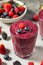 Healthy Refreshing Mixed Berry Breakfast Smoothie