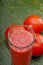 Healthy refreshing tomato juice