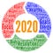 Healthy resolutions 2020 word cloud