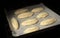 Healthy small bread doughs