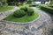 Healthy stone walkway.