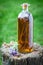 Healthy tincture made of lavender in summer