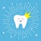 Healthy tooth crown icon Smiling face. King queen prince princess Cute cartoon character. Round line circle. Oral dental hygiene.