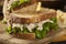 Healthy Tuna Sandwich with Lettuce