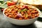 Healthy vegan dish- chickpea curry .channa masala.