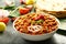 Healthy vegan dish- chickpea curry .channa masala.