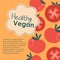 Healthy vegan meal, vegetable based nutrition