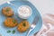 Healthy vegetable cutlets with carrot, dried apricots, almonds and herbs, breaded in oat bran