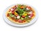 Healthy vegetable pizza