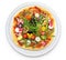 Healthy vegetable pizza