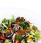 Healthy vegetarian greek salad with tomatoes