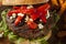 Healthy Vegetarian Portobello Mushroom Burger