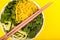 Healthy Vegetarian Or Vegan Noodle Buddha Bowl