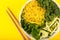 Healthy Vegetarian Or Vegan Noodle Buddha Bowl