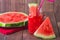 Healthy watermelon smoothie