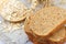 Healthy wholegrain bread