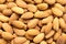Heap of almond nuts
