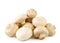 Heap champignons on a white background. isolated