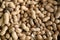 Heap of delicious peanuts as background, closeup view