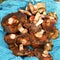 Heap of edible mushrooms