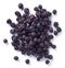 Heap of freeze dried blueberries