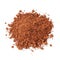 Heap of fresh cacao powder