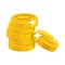 Heap gold coins