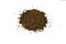 Heap of instant coffee granules isolated on a white background