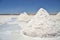Heap of sea salt in Salar Uyuni