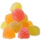 Heap sugar multicolored candy isolated