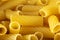 Heap of tortiglioni pasta