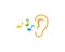 Hear icon logo design template