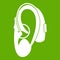 Hearing aid icon green
