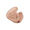 Hearing aids for loss care isolated icon template. Realistic device for audiology and audiometry