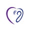 hearing illustration logo vector