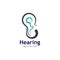 Hearing Logo Template vector icon illustration