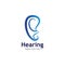 Hearing Logo Template vector icon illustration
