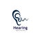 Hearing Logo Template vector icon illustration