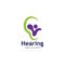 Hearing Logo Template vector icon illustration