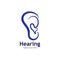 Hearing Logo Template vector icon illustration