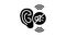 hearing loss glyph icon animation