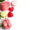 Hears and sweets isolated valentine background