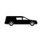 Hearse funeral vehicle