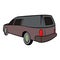 Hearse icon, icon cartoon