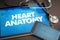 Heart anatomy (cardiology related) diagnosis medical concept on