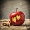 Heart in Apple