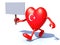 Heart with arms and legs and turkey flag