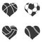 Heart ball icon